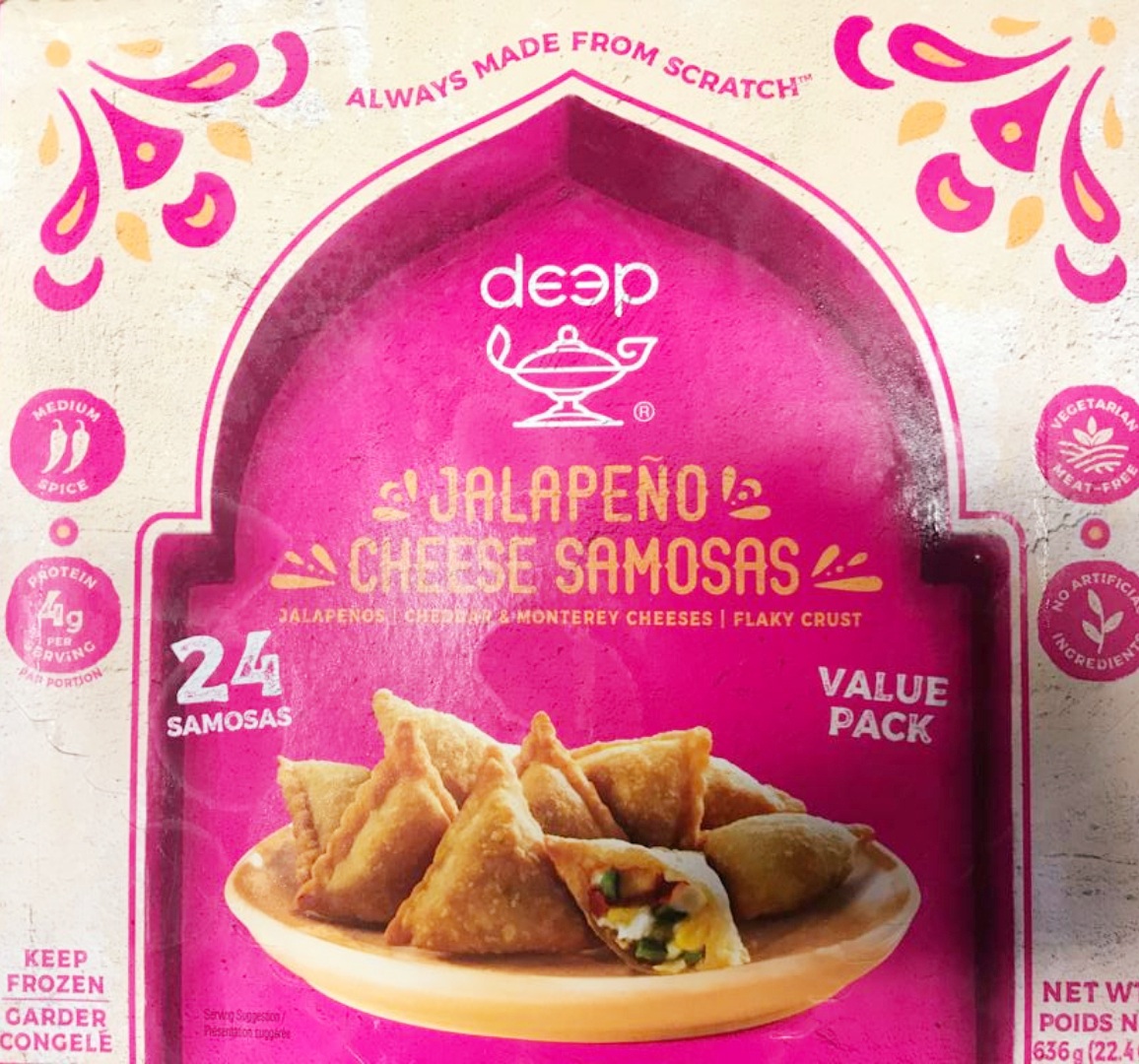 Buy Online Deep Jalapeno Cheese Samosa - 24 Pcs | NY USA.